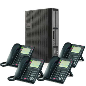 SL2100 IP Quick-Start Kit with Self-Labeling Telephones