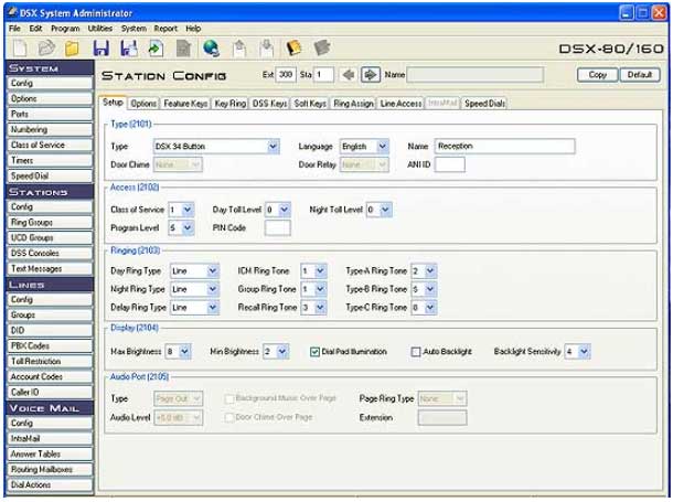 NEC DSX PC Administrator Software