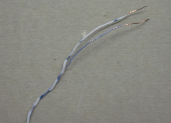 stripped wire