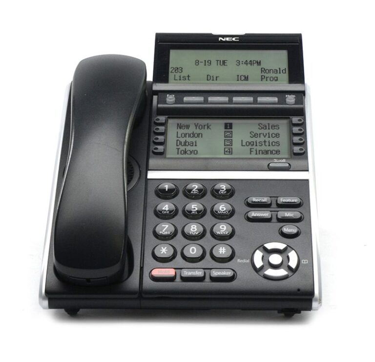 NEC DT430 DTZ-8LD-3(BK) TEL Digital Display Phone